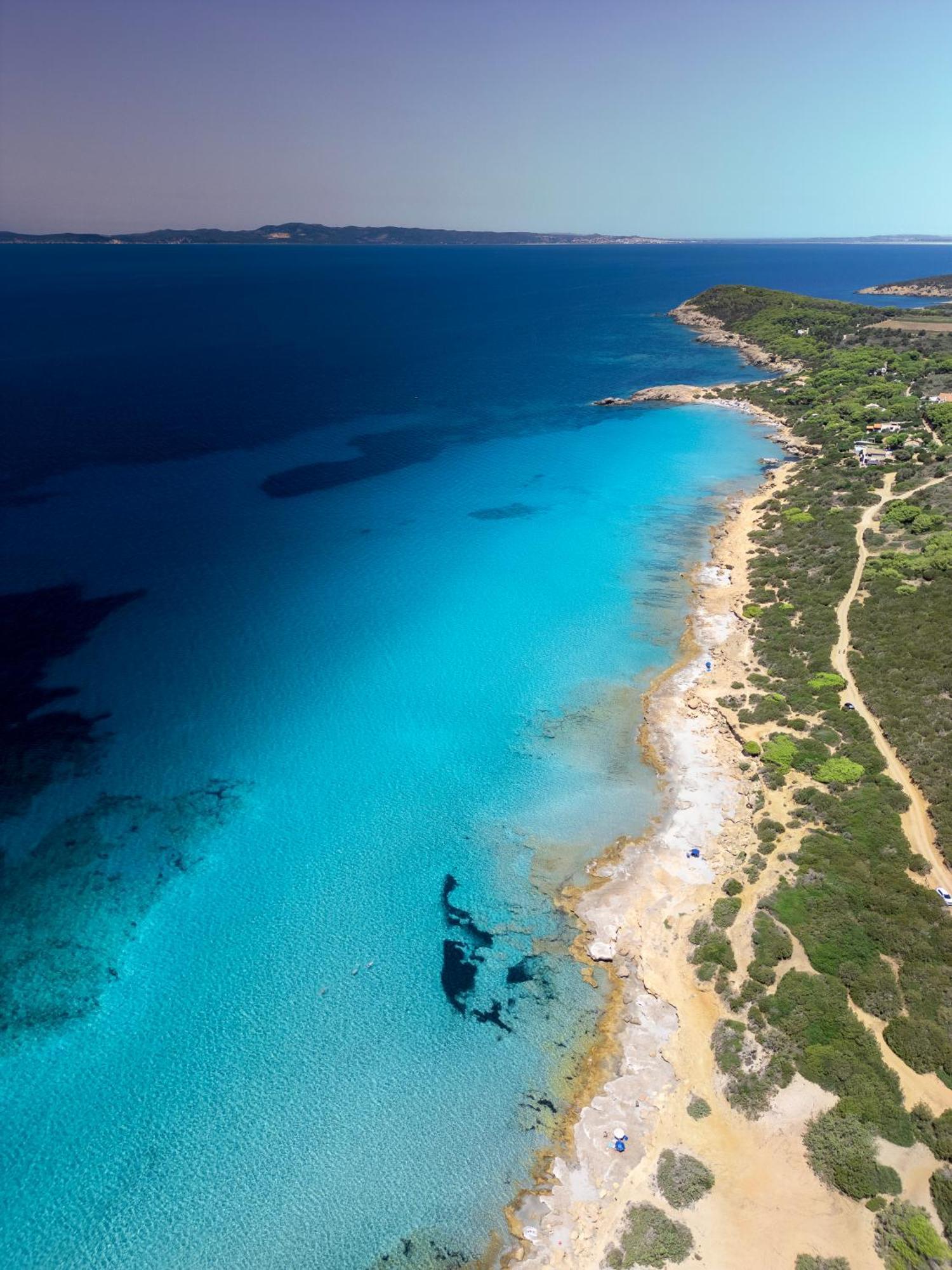 Rustico Porto Pino 30 Mt Dalla Spiaggia Eksteriør bilde