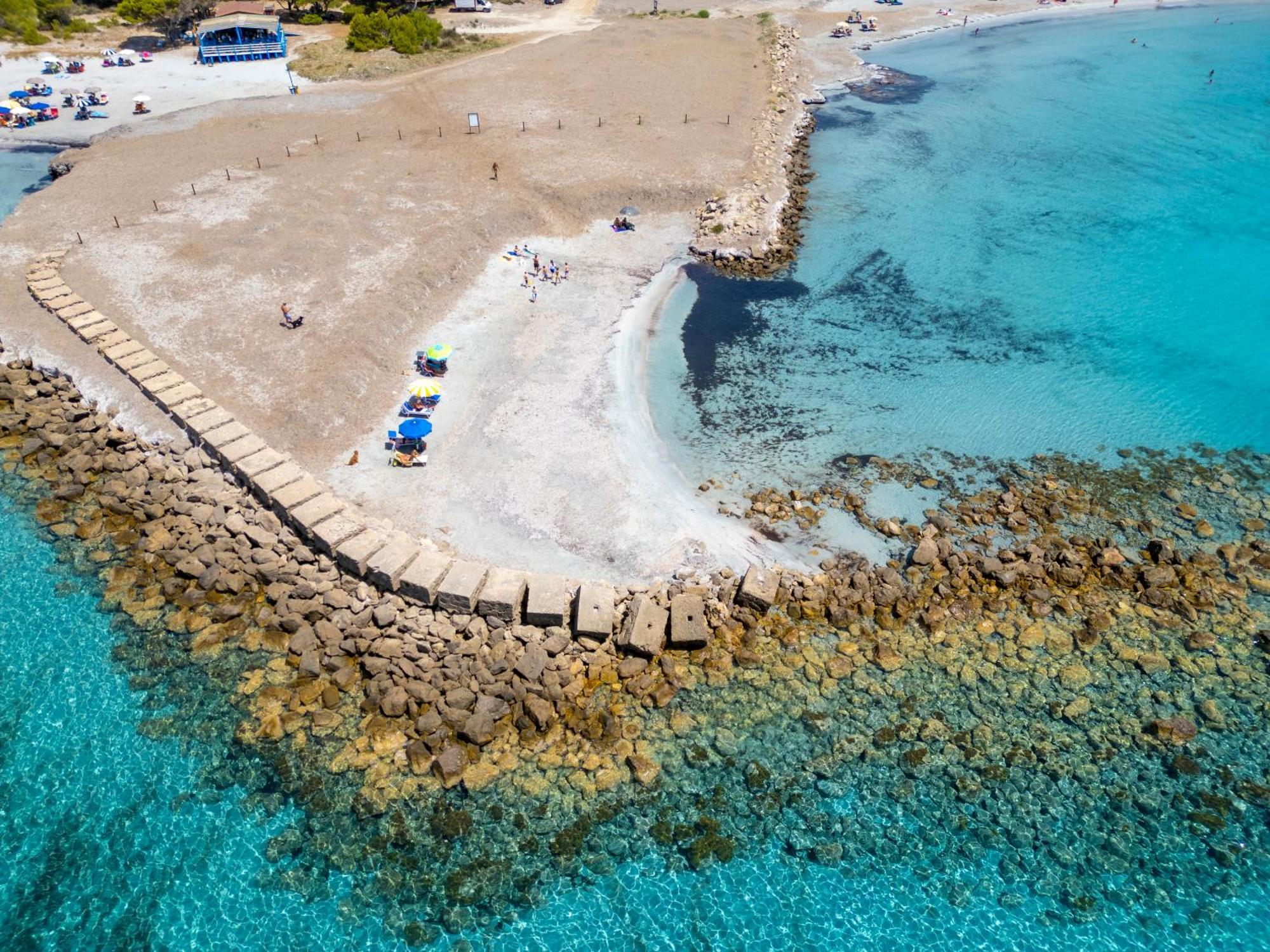 Rustico Porto Pino 30 Mt Dalla Spiaggia Eksteriør bilde