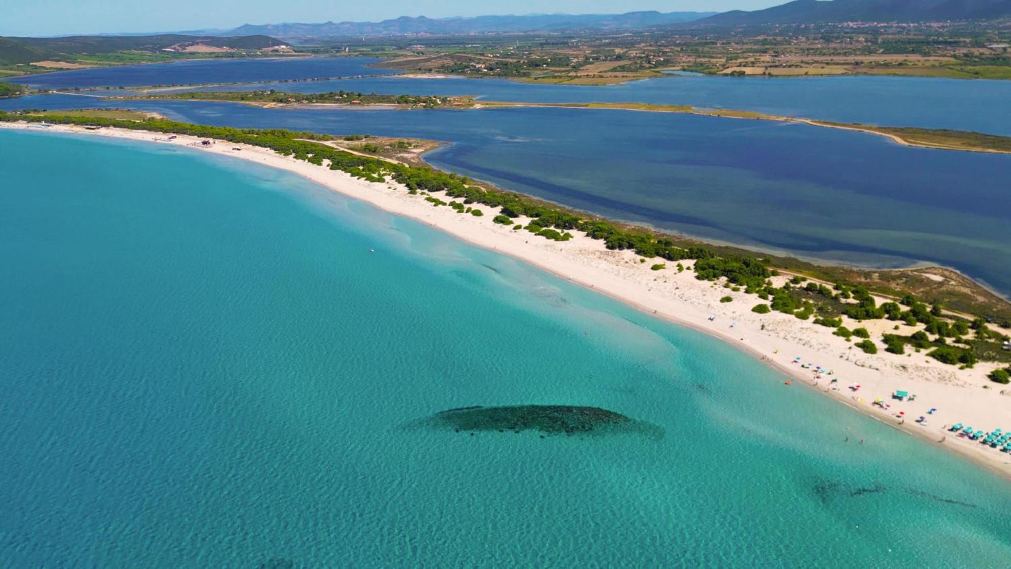 Rustico Porto Pino 30 Mt Dalla Spiaggia Eksteriør bilde