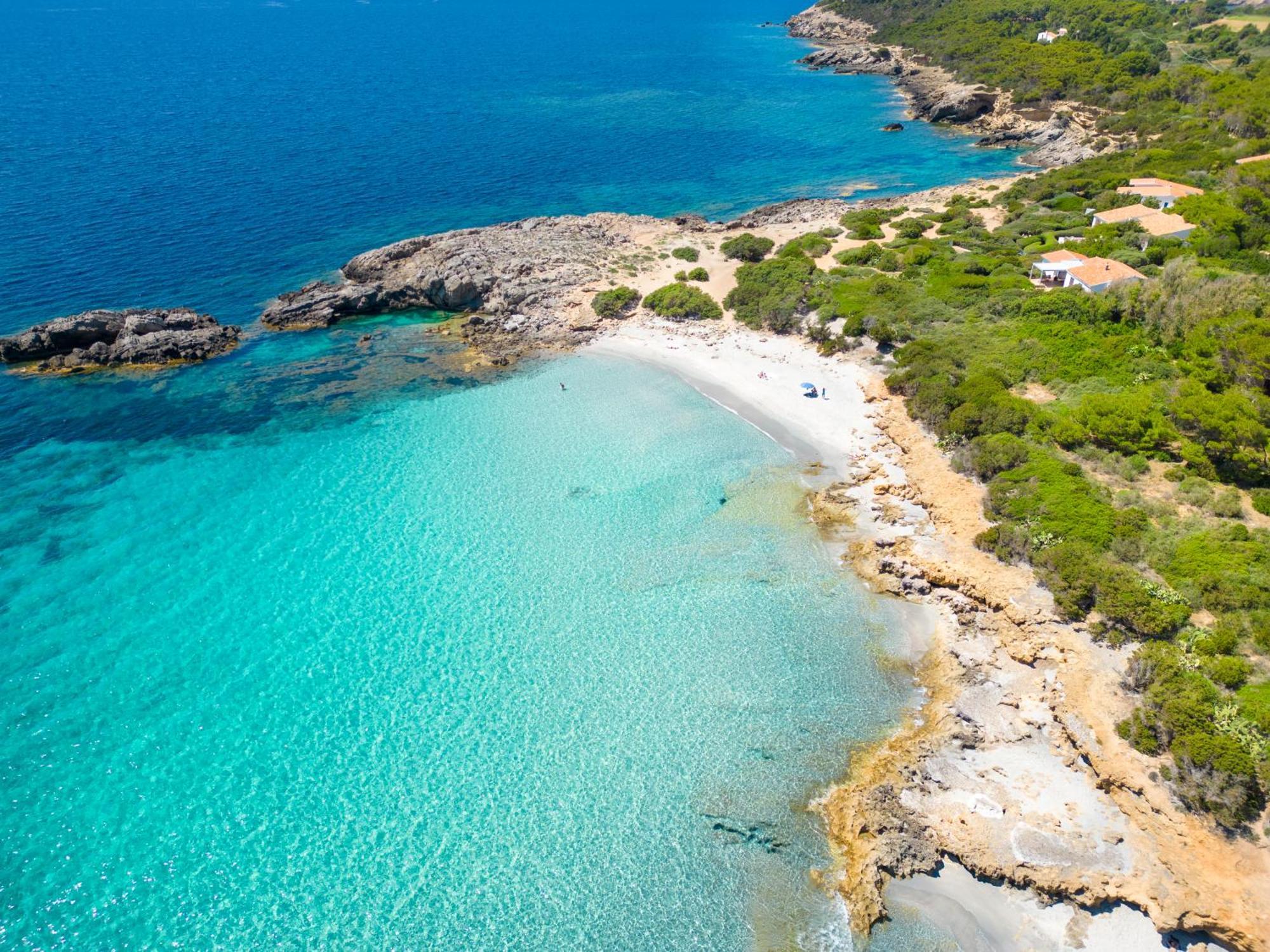 Rustico Porto Pino 30 Mt Dalla Spiaggia Eksteriør bilde